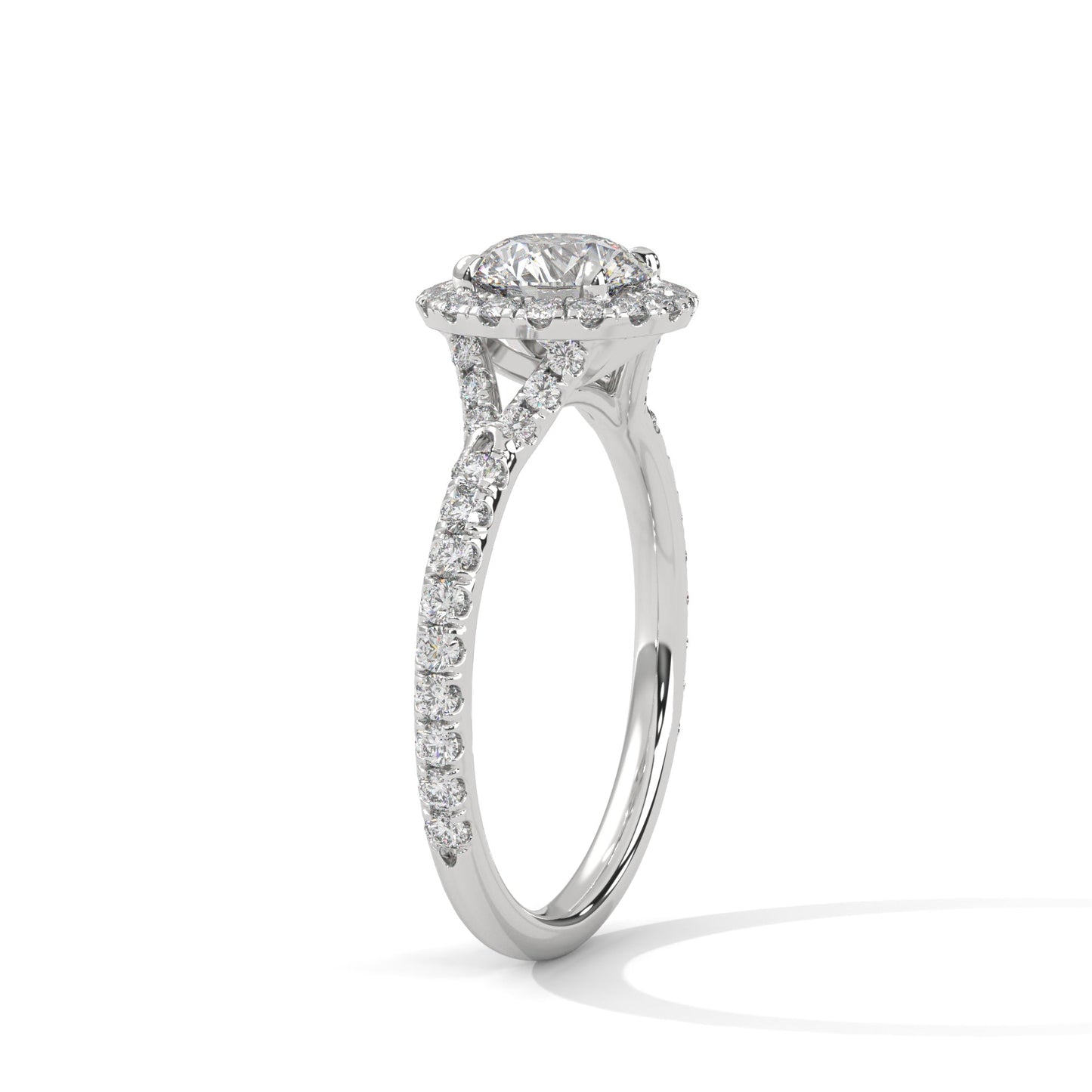 round diamond halo ring – a symbol of love and commitment