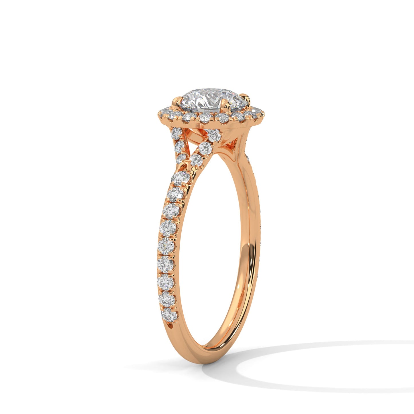 round diamond halo ring – a symbol of love and commitment